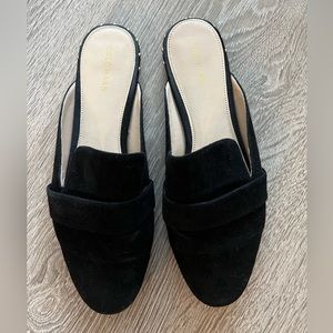 Cole Haan black slide loafers